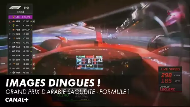 Le tour du circuit de Jeddah dans le casque de Charles Leclerc - GP d'Arabie Saoudite