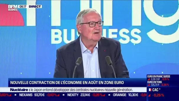 Patrick Artus (Natixis): Nouvelle contraction de l'économie en août en zone euro