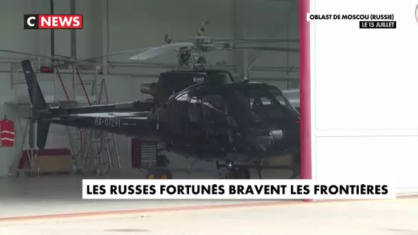 Les Russes fortunés bravent les frontières