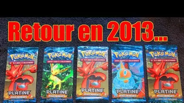 RETOUR DE DAVIDLAFARGEPOKEMON en 2013 ! Ouverture booster Pokémon PLATINE !