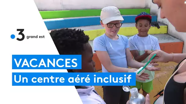 Reims : un centre aéré inclusif propose des activités pour des enfants handicapés et valides