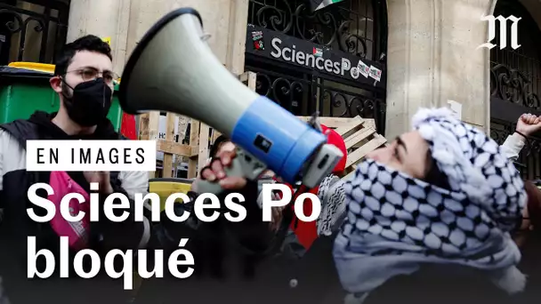 Sciences Po Paris bloqué par des étudiants propalestiniens