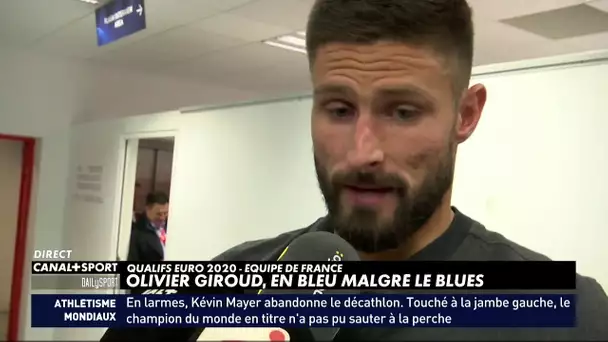 Olivier Giroud, en Bleu malgré le Blues