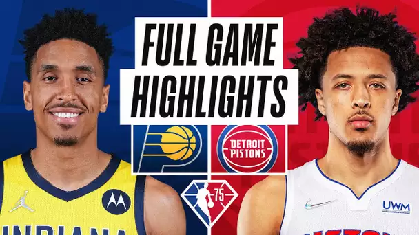 PACERS at PISTONS | FULL GAME HIGHLIGHTS | November 17, 2021