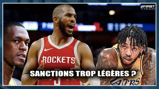 FIGHT LAKERS/ROCKETS, SANCTIONS TROP LÉGÈRES ? FIRST TALK NBA 59