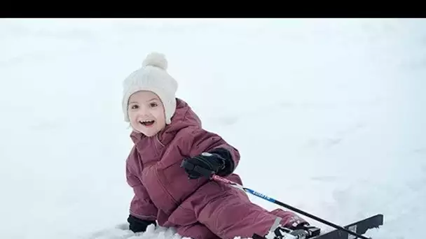 Grosse frayeur pour Victoria de Suède  sa fille Estelle victime d'une mauvaise chute à skis