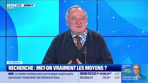 Nicolas Doze face à Jean-Marc Daniel : Recherche, met-on vraiment les moyens ?