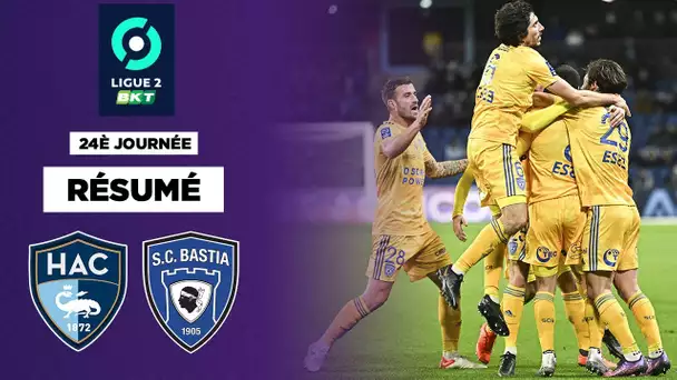 Résumé : De 0-2 à 4-2, Bastia renverse Le Havre avec la manière