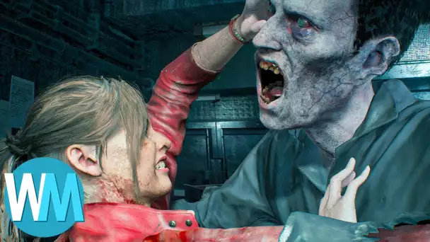 TOP 10 des MORTS les plus HORRIBLES des jeux RESIDENT EVIL !