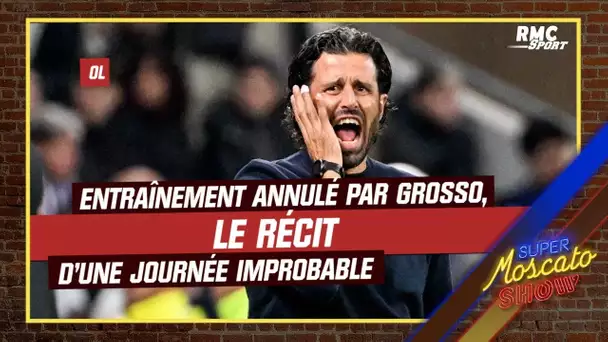 OL : Entraînement annulé par Grosso, le récit d'une journée improbable