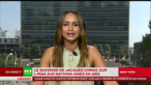 A l'ONU, le monde se souvient de Jacques Chirac, l'homme qui a dit non à la guerre en Irak