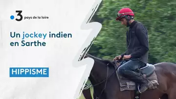 Portrait : Parbat Singh, un jockey indien en Sarthe