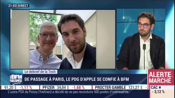 Les coulisses de l'interview de notre journaliste avec Tim Cook, le PDG d'Apple