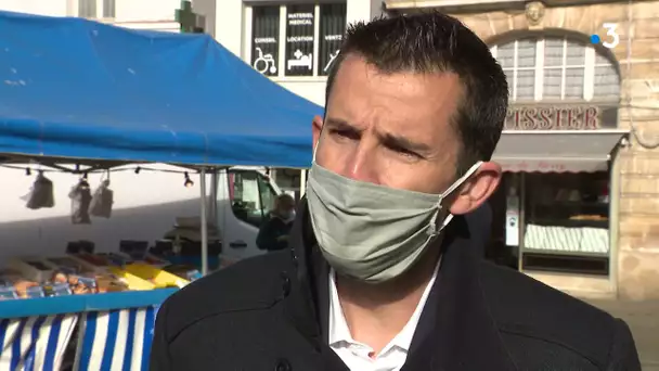 Nicolas Langlois annonce l'ouverture d'un vaccinodrome à Dieppe (Seine-Maritime)