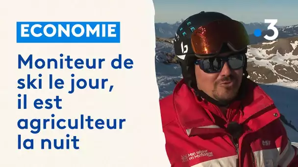 Mon exploitation n'est pas assez viable" : Moniteur de ski le jour, il est agriculteur la nuit