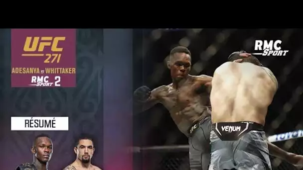 UFC : Le phénomène Adesanya conserve sa ceinture, le résumé de sa démonstration face à Whittaker