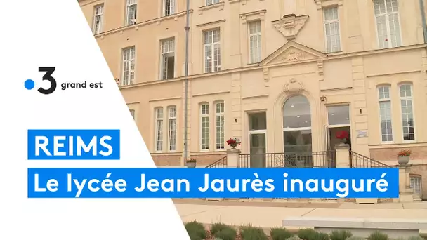 Inauguration du lycée Jean Jaurès à Reims