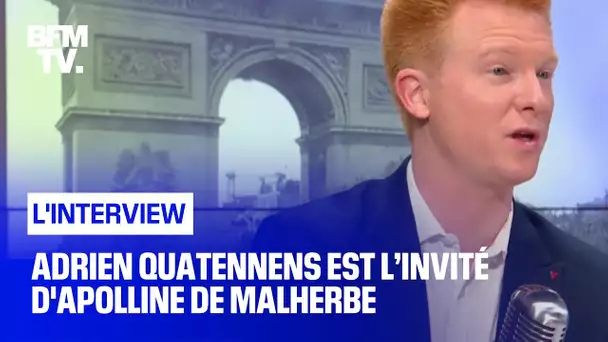 Adrien Quatennens face à Apolline de Malherbe en direct