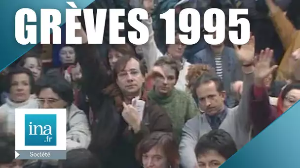 Grèves 1995: L'éducation nationale rejoint le mouvement | Archive INA
