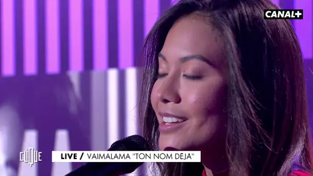 Vaimalama Chaves en live dans Clique avec "ton nom déjà" - CANAL+