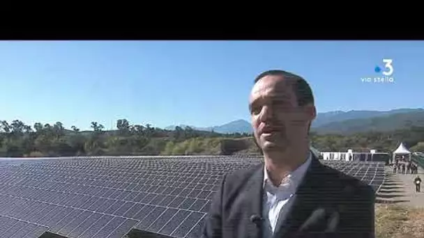 Giuncaggio : inauguration de la plus grande centrale photovoltaïque avec stockage de Corse