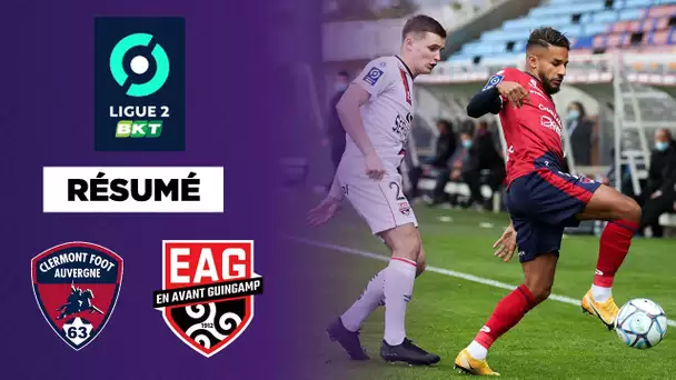 🇫🇷 Résumé - Ligue 2 BKT : Clermont et Guingamp dos à dos