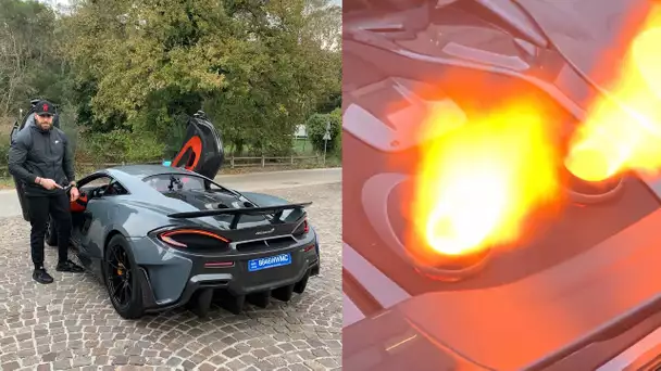 La 600LT qui crache des FLAMMES 🔥 Un monstre 🚀