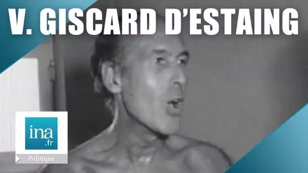 Giscard champion de football - Archive INA