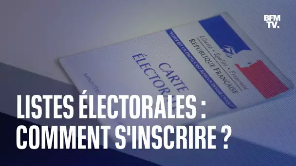 Présidentielle: comment s'inscrire sur les listes électorales ?