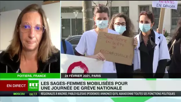 Mobilisation des sages-femmes : «Il ne faut pas nous oublier», alerte Céline Riquer