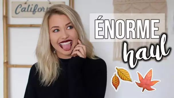 ÉNORME HAUL DE L&#039;AUTOMNE, J&#039;AI CRAQUÉ