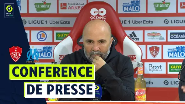 Conférence de presse STADE BRESTOIS 29 - OLYMPIQUE DE MARSEILLE (1-4)  / 2021/2022