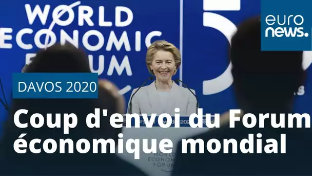 Pour les 50 ans de Davos et son ouverture officielle, Ursula Von der Leyen a pris la parole
