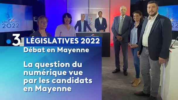 Législatives 2022 : la question du numérique vue par les candidats en Mayenne