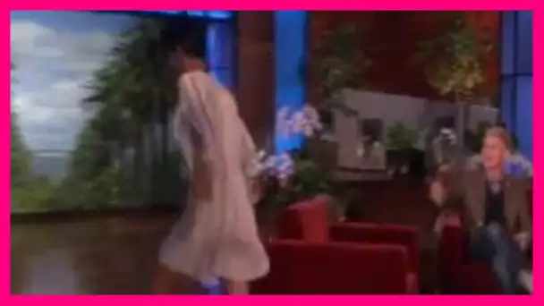 VIDEO - Halle Berry fuit d#039;un plateau télé en courant