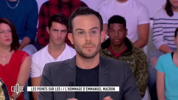 Clément Viktorovitch : L'hommage d'Emmanuel Macron à la préfecture de Paris - Clique - CANAL+