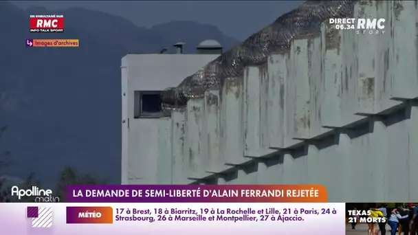 La justice a refusé la demande de semi-liberté à Alain Ferrandi