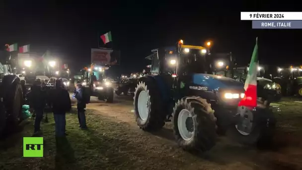 🇮🇹  Italie : des tracteurs défilent à Rome pour protester contre les politiques agricoles de l'UE