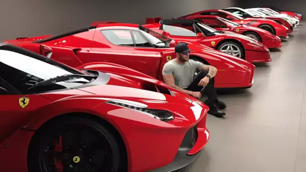 INCROYABLE ! Sa collection de FERRARI est IMPRESSIONNANTE !