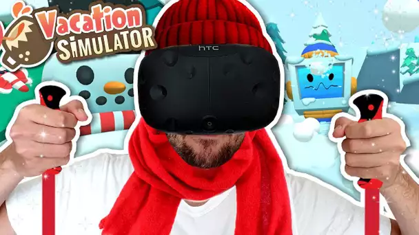 ON PART FAIRE DU  SKI ! | VACATION SIMULATOR HTC VIVE