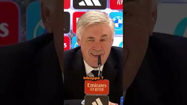 😂 L'énorme punchline d'Ancelotti sur Mbappé ! #shorts