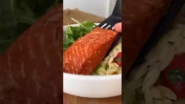 Un pavé de saumon imprimé en 3D