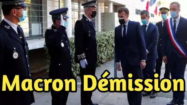 Macron hué à son arrivée au commissariat de Montpellier (Vidéo)