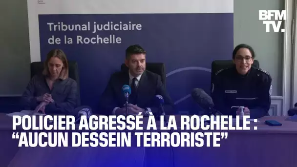 Policier agressé au couteau à La Rochelle: le point du procureur de la République, Arnaud Laraize