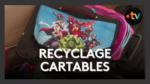 À Châtellerault, Plaxtil recycle les cartables en palettes et objets utiles