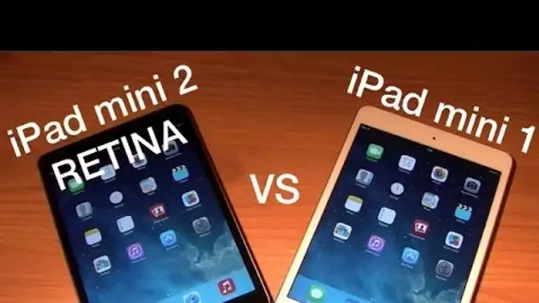 iPad mini 1 VS iPad mini 2 avec écran RETINA | rapidité, écran, jeux, caractéristique, etc