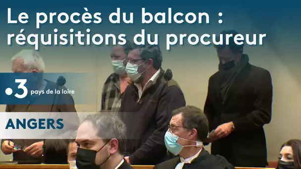 Le procès du balcon à Angers : les réquisitions du procureur