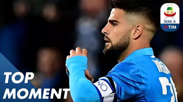 Captain Insigne Curls in Superb Late Equaliser | Sassuolo 1-1 Napoli | Top Moment | Serie A