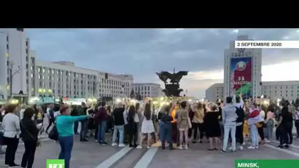 Des dizaines de manifestants contre Loukachenko à Minsk