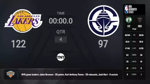 Boston Celtics @ Cleveland Cavaliers | TNT Live Scoreboard
